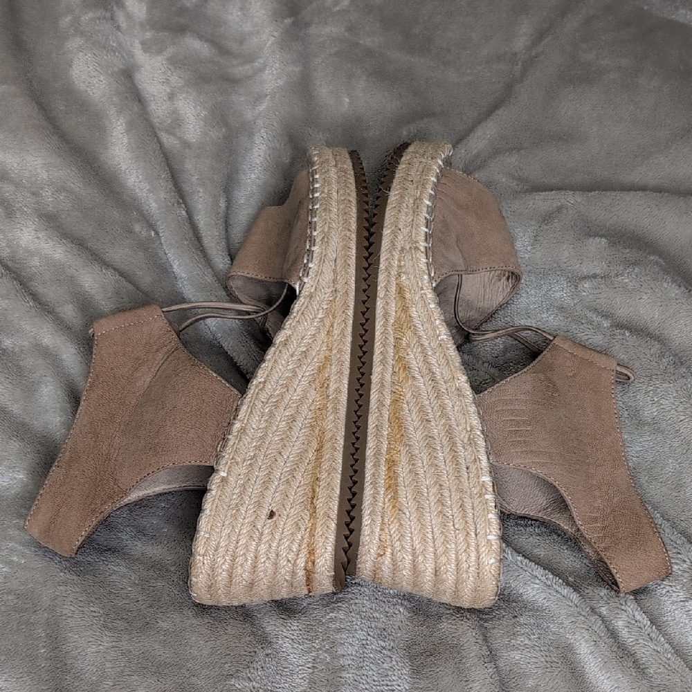 Eileen Fisher Brown Espadrilles with Comfort and Style Size 10 - Picture 4 of 13